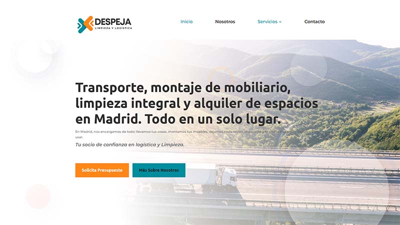 sitio web limpiezaylogistica.es